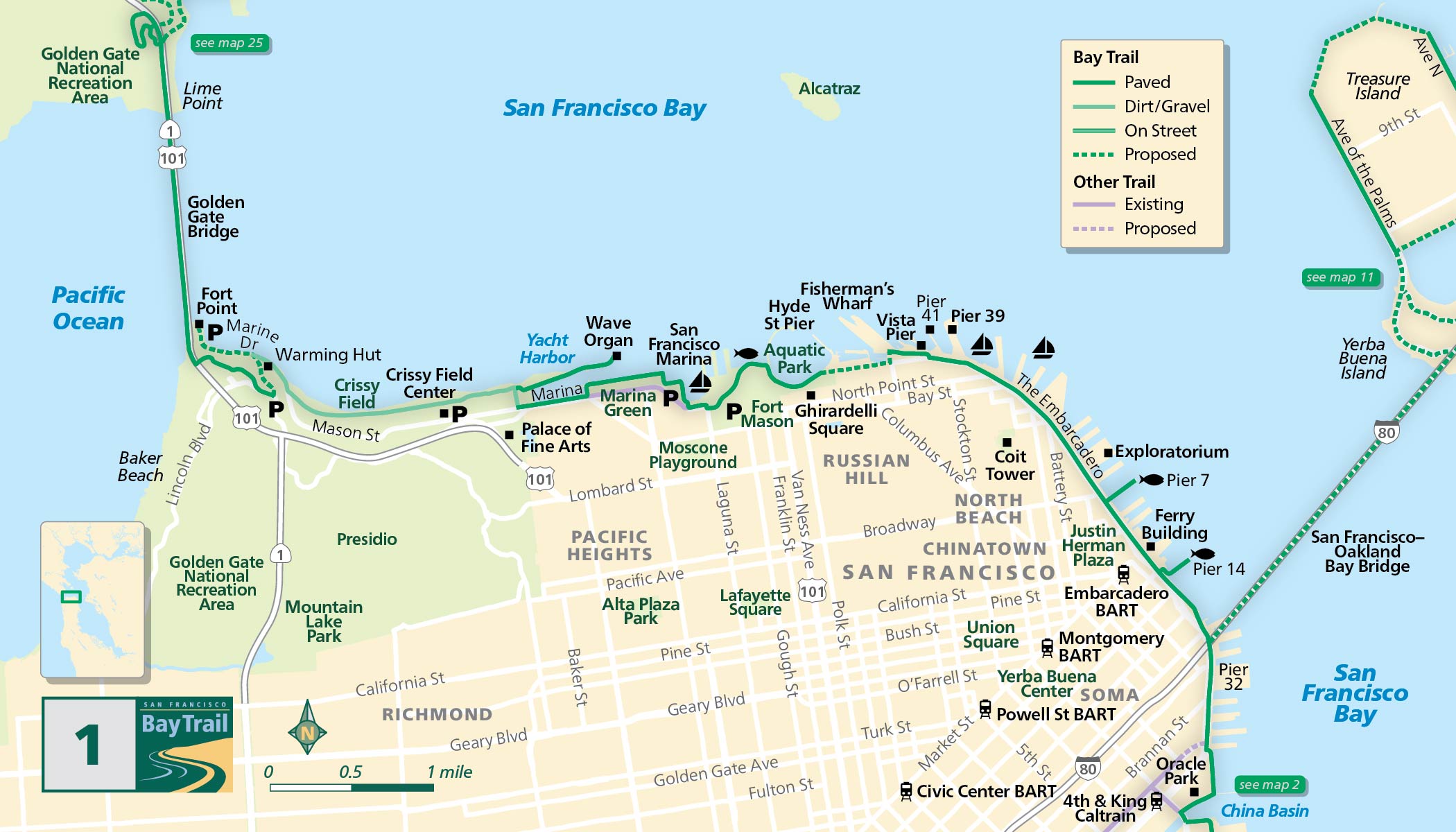 Bay Trail map 1
