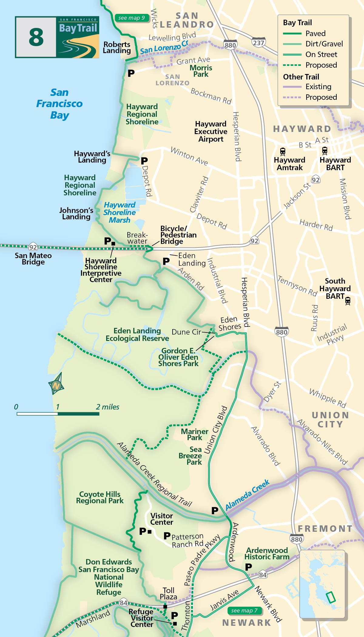 Bay Trail map 8