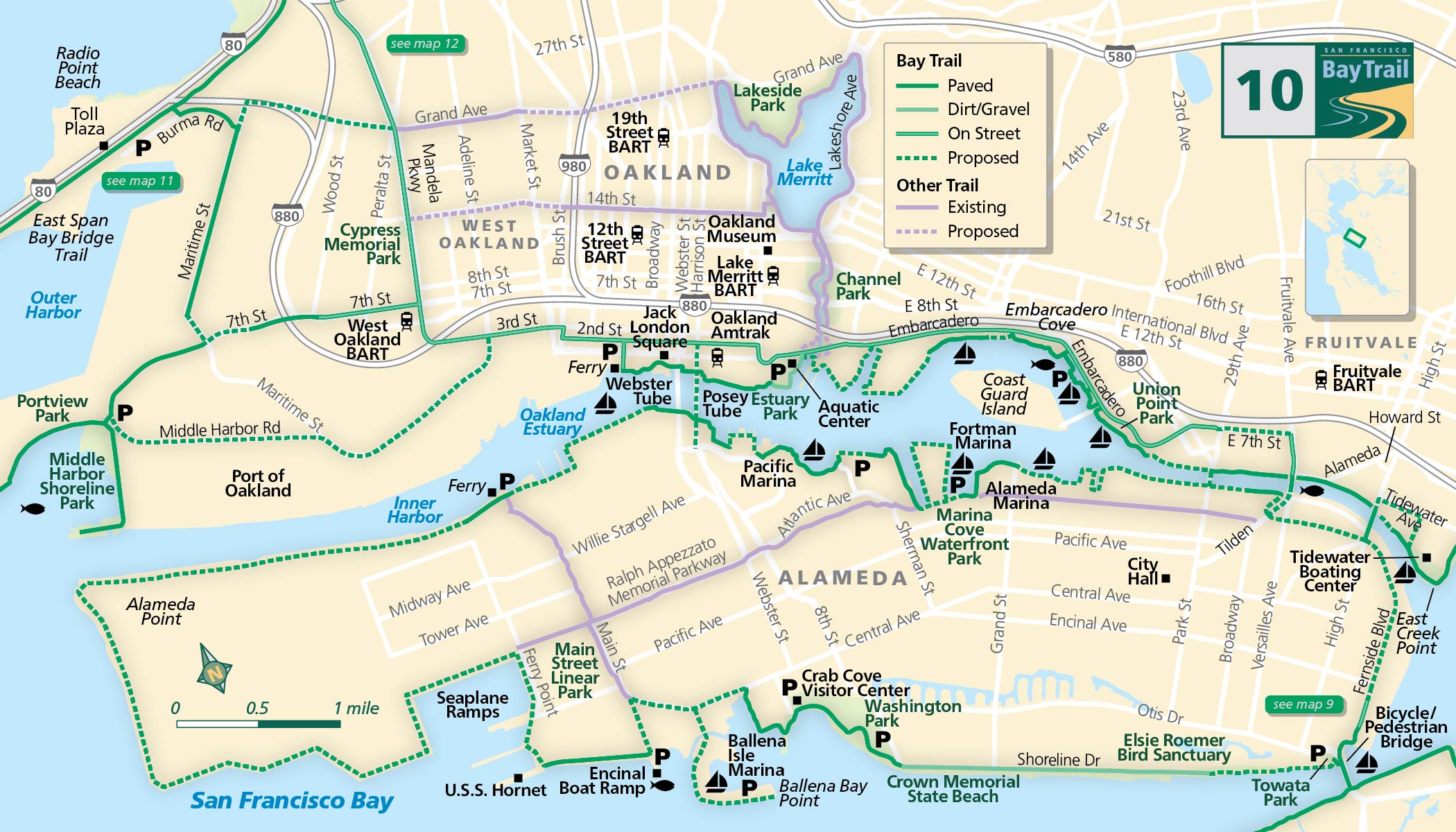 Bay Trail map 10