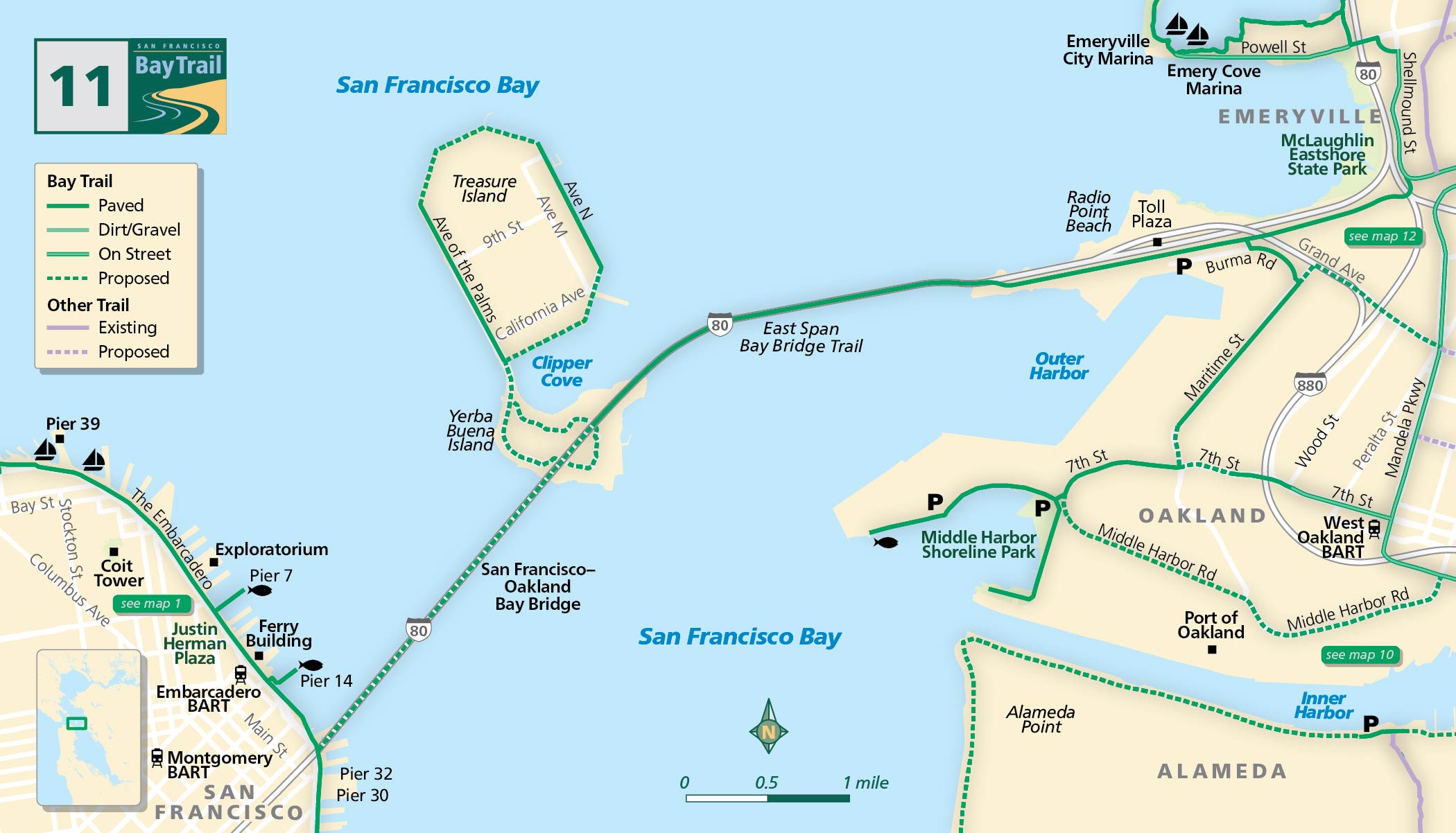 Bay Trail map 11