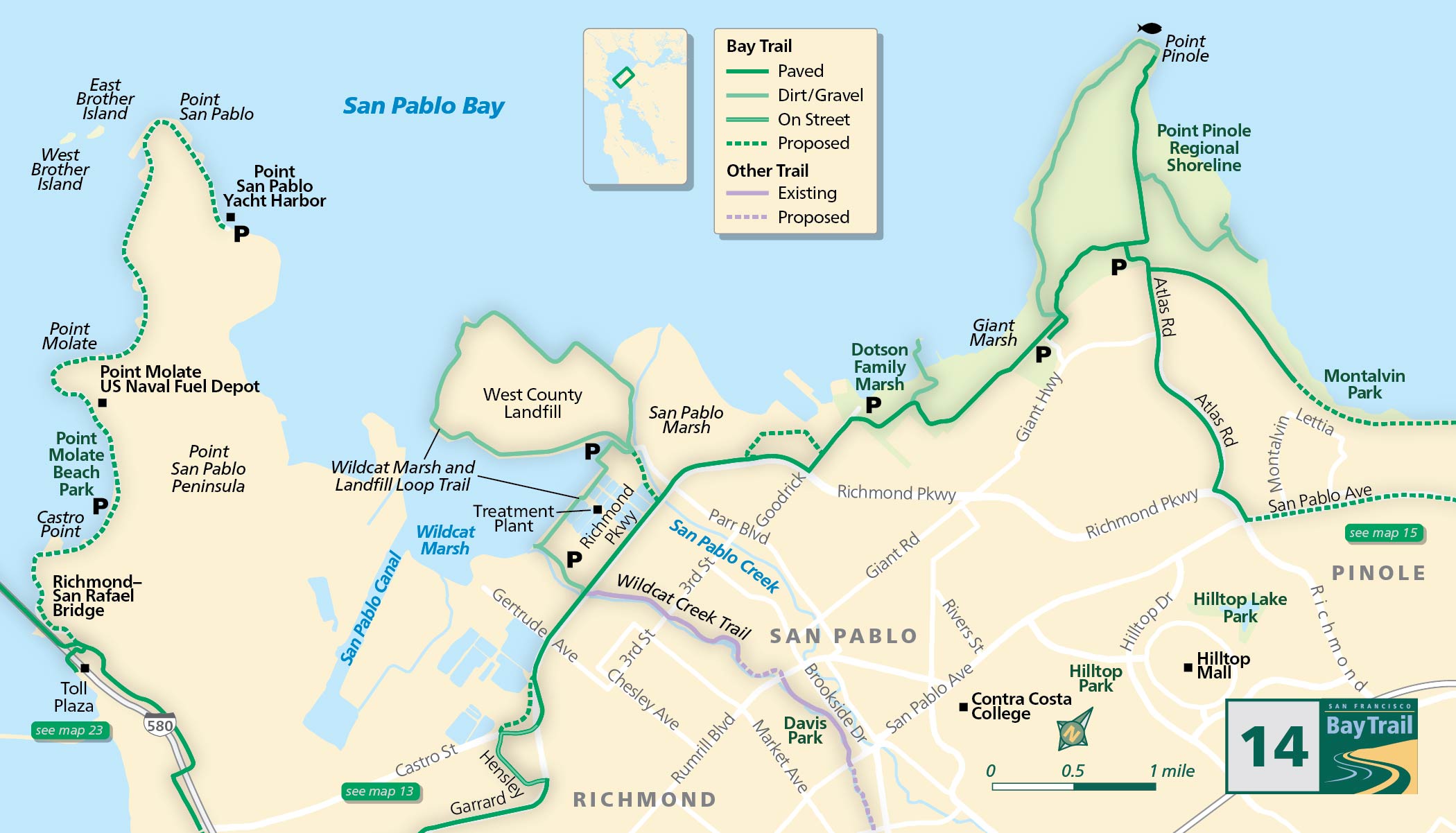Bay Trail map 14