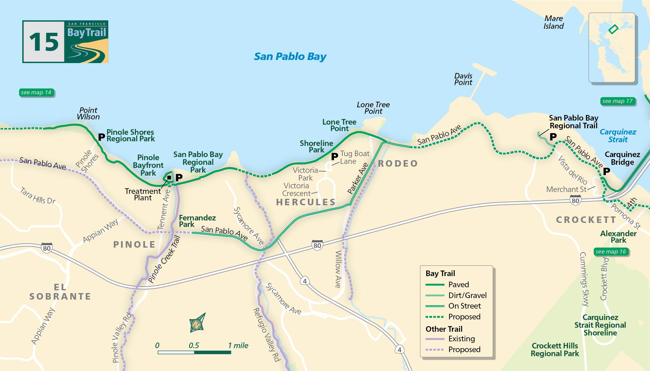Bay Trail map 15