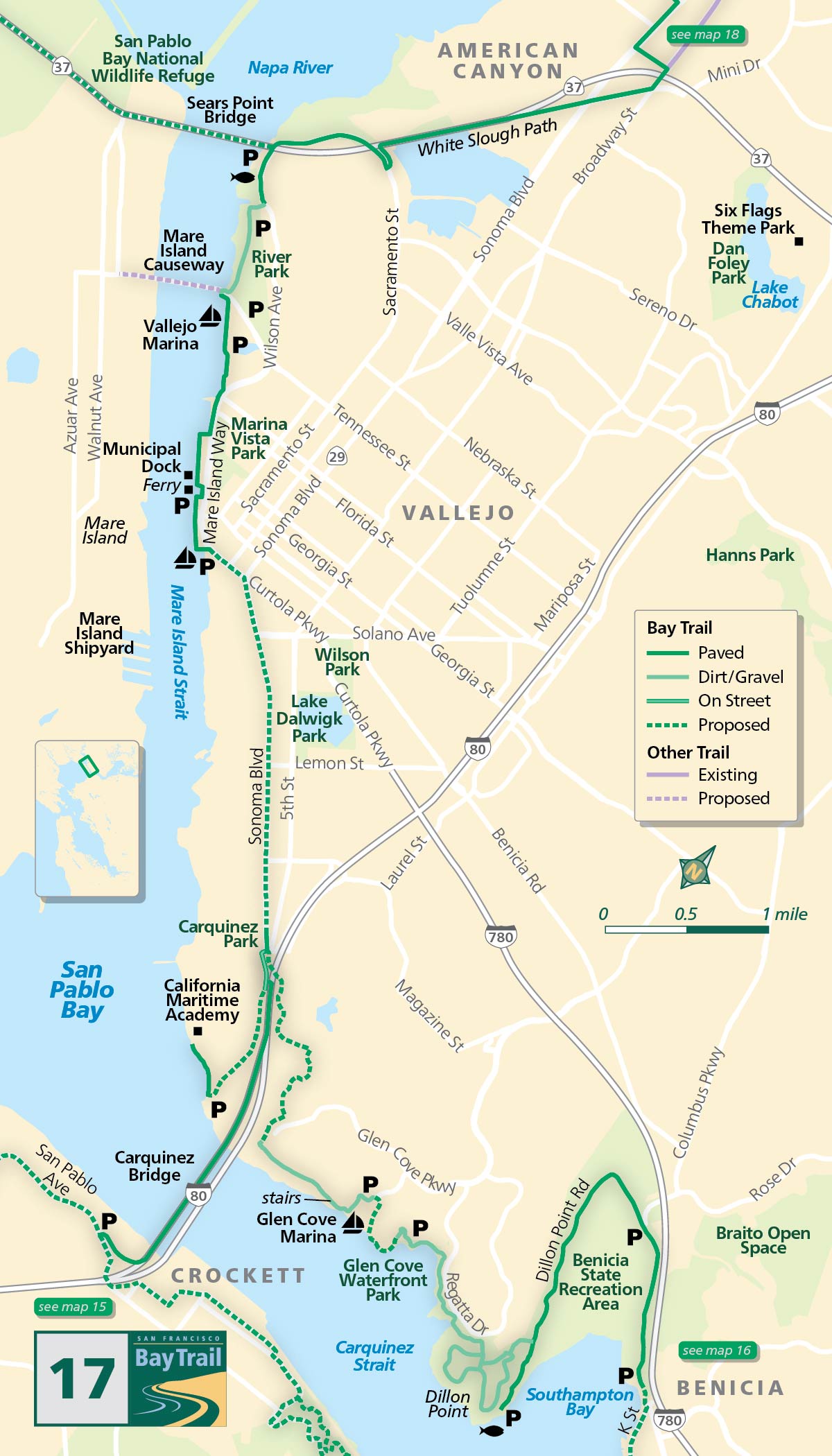 Bay Trail map 17