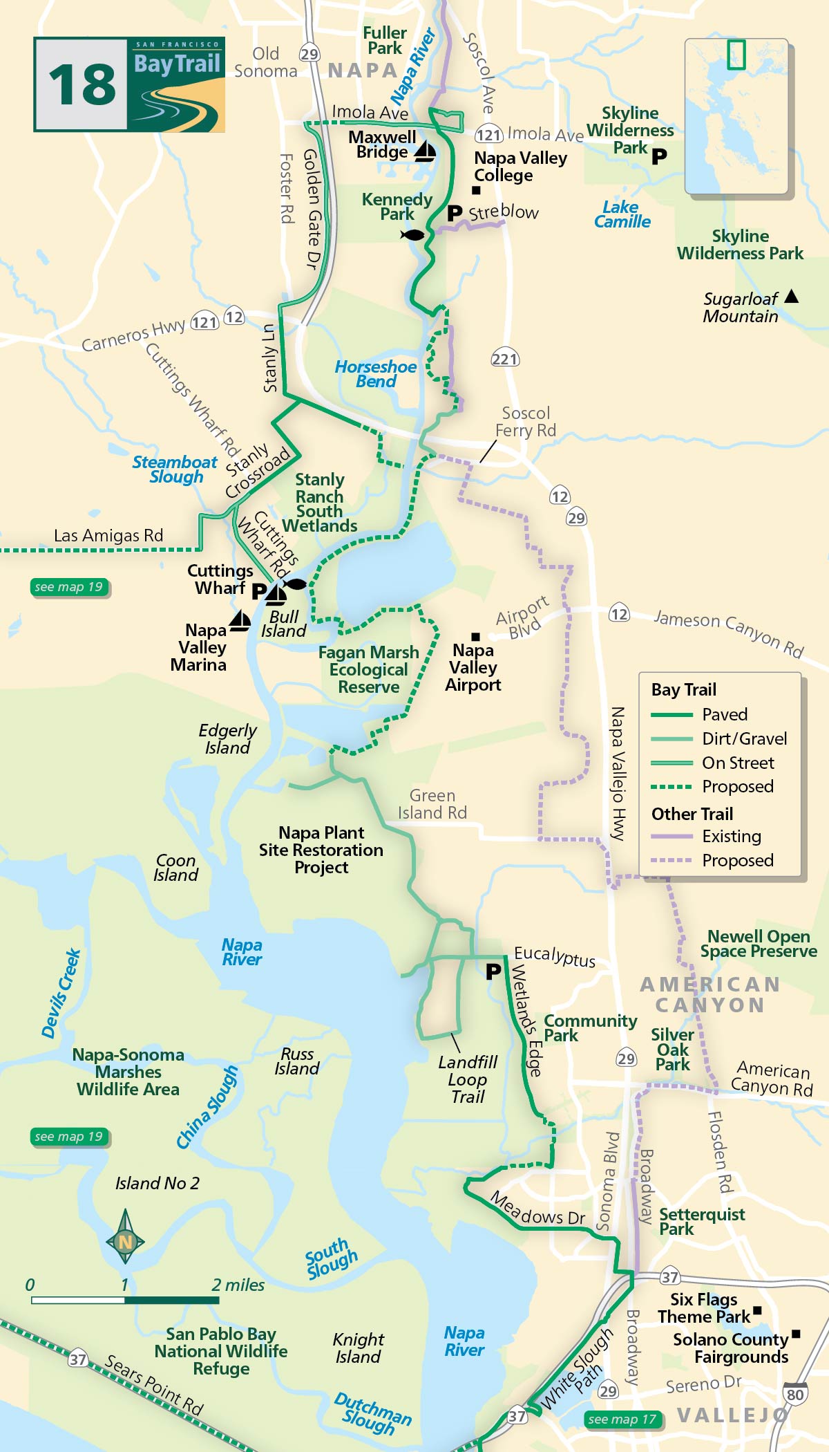 Bay Trail map 18