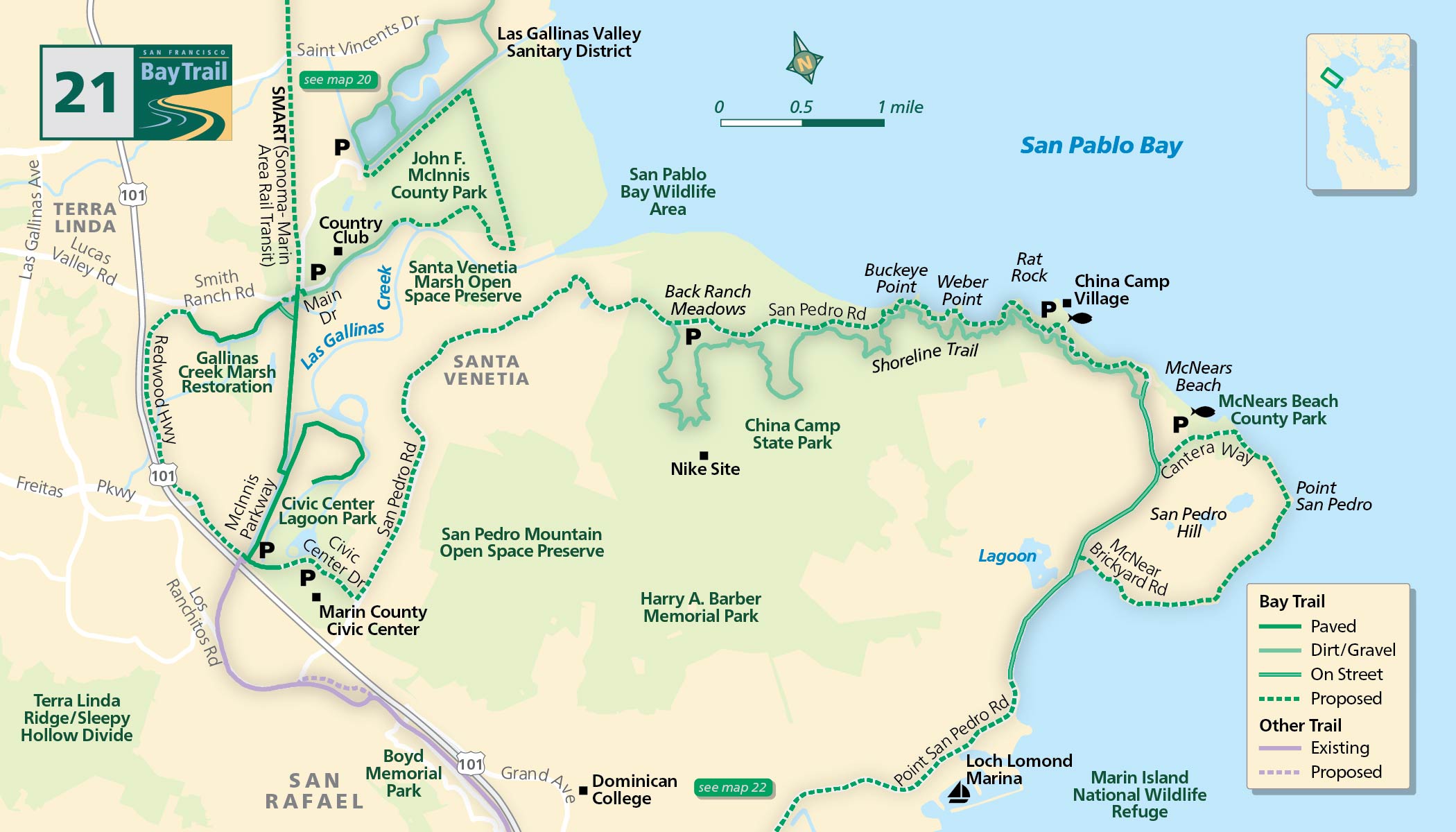 Bay Trail map 21