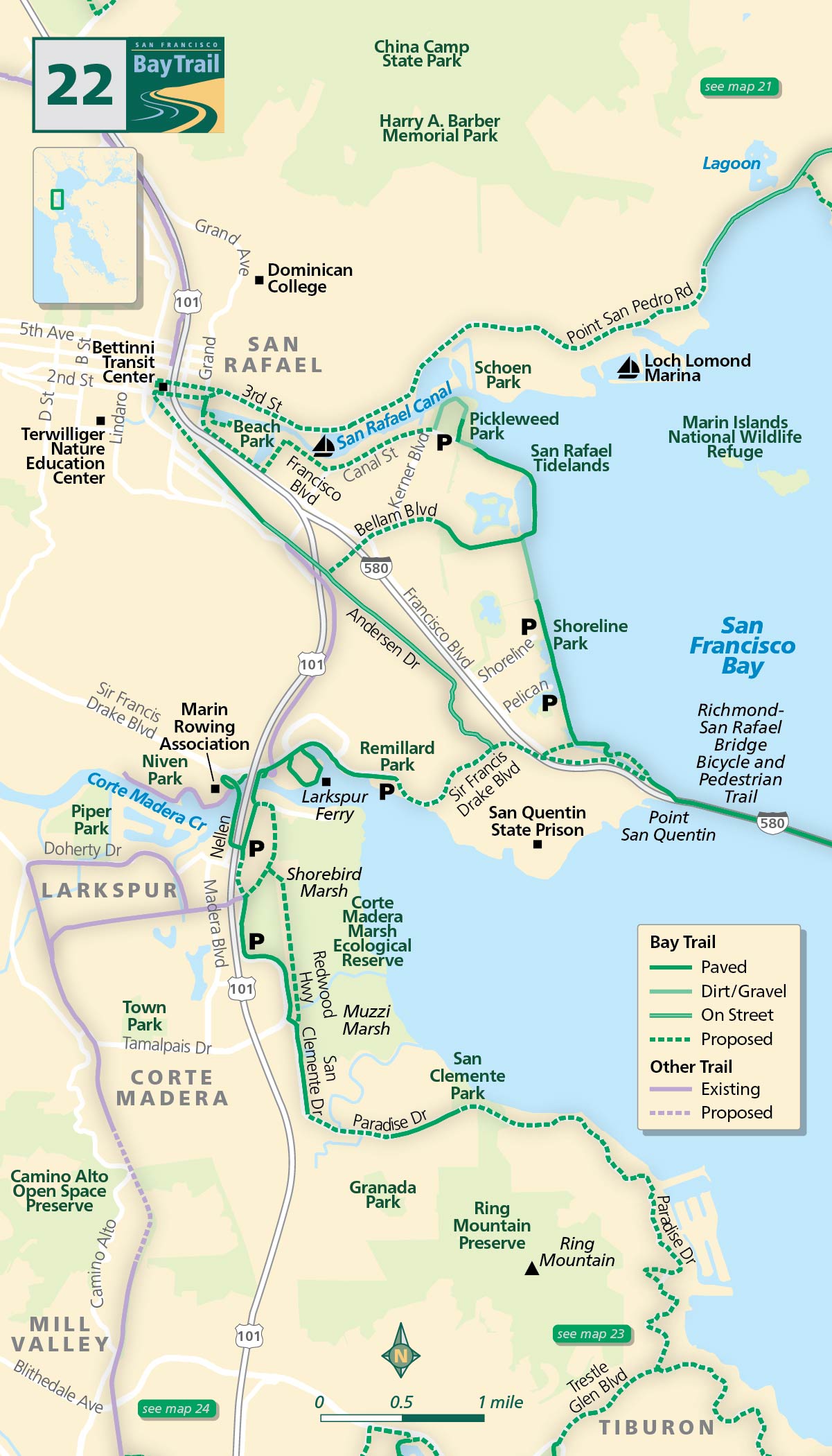 Bay Trail map 22