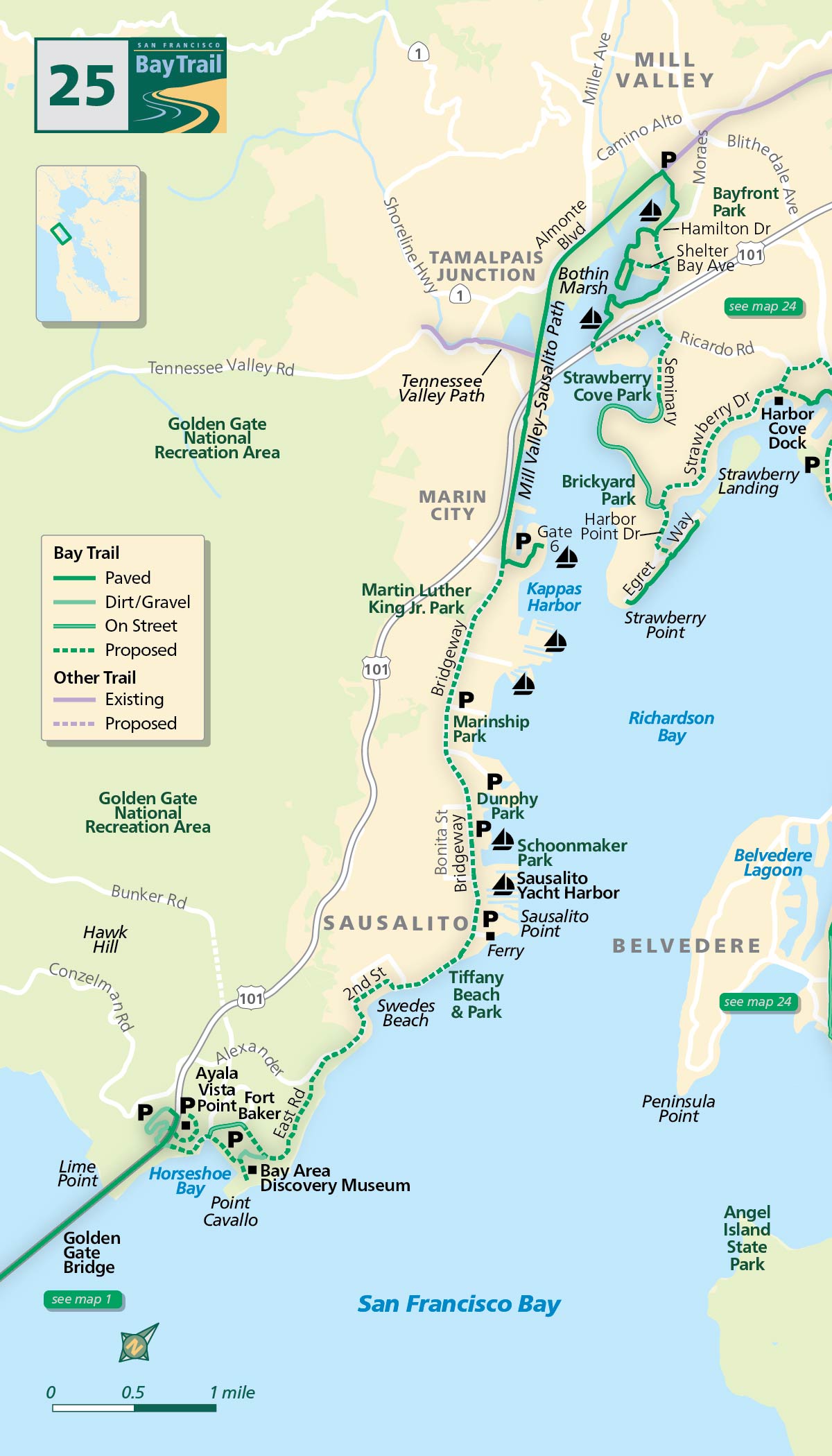 Bay Trail map 25
