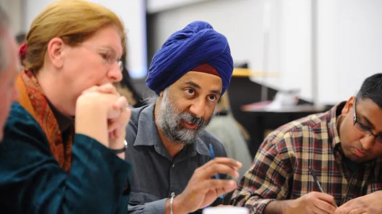 Discussion at public meeting 