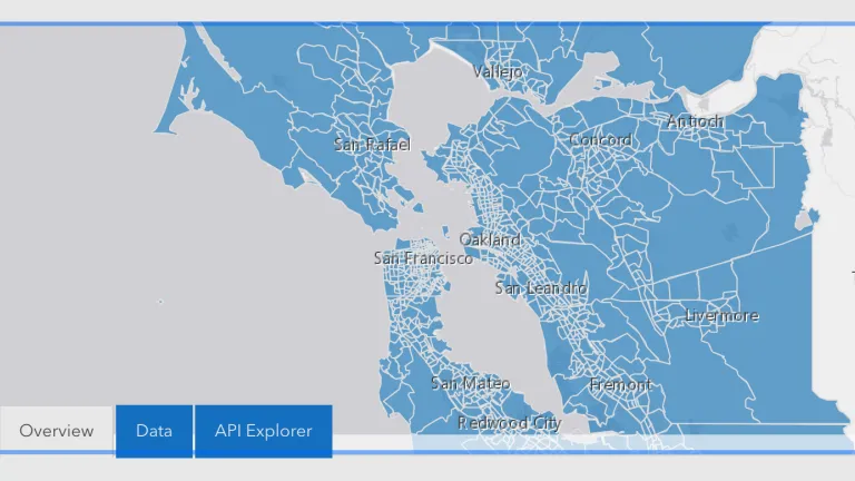 Open Data Catalog Map
