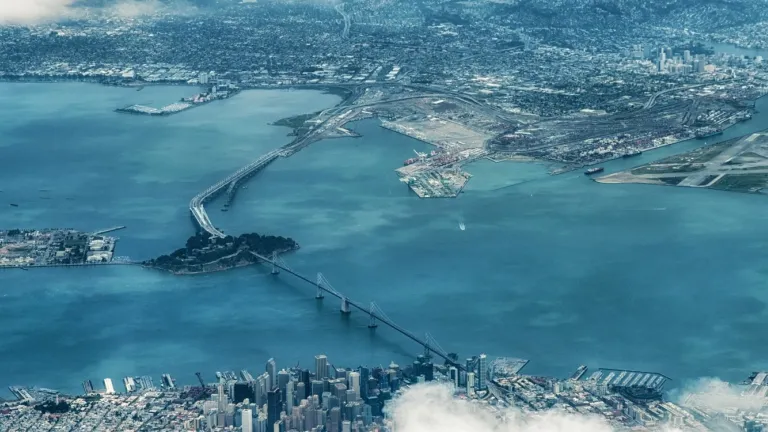 aerial photo of Oakland