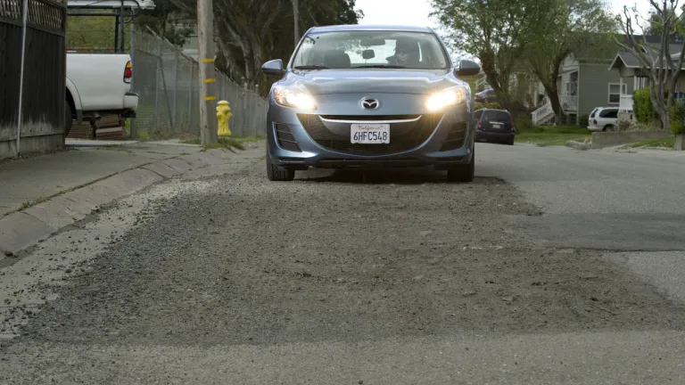 Temporary pothole fill