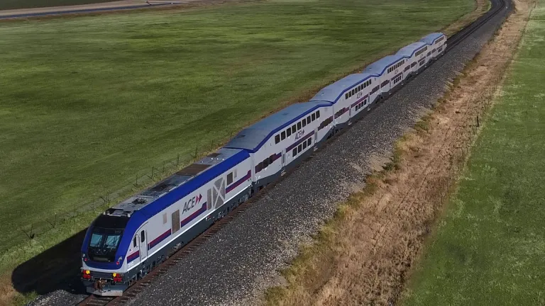 Altamont Corridor Express (ACE) train.