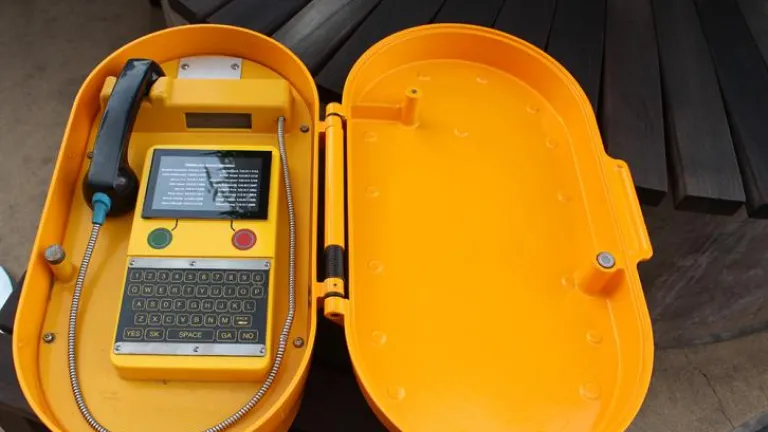 TTD/TTY Eqipped Call box