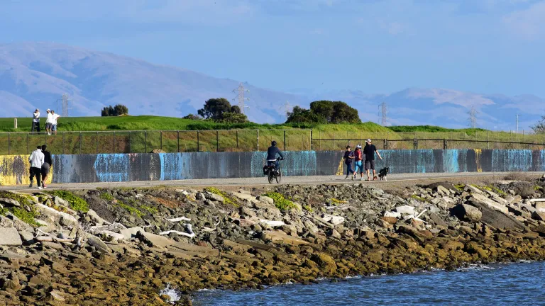A segment of the Bay Trail.