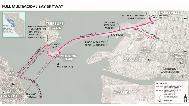 West Oakland Link project area map.