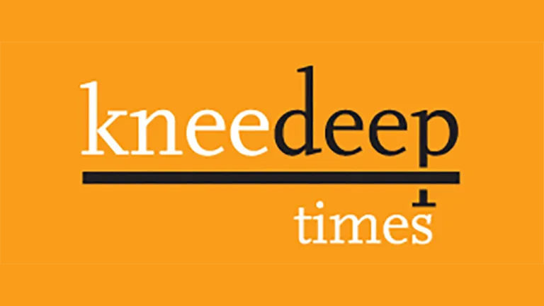 Knee Deep Times logo.