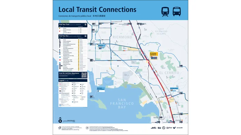 Local Transit Connections map.