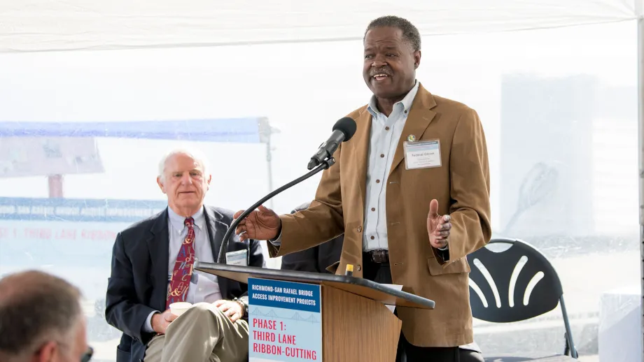 Ribbon Cutting: Third Eastbound Lane on Richmond-San Rafael Bridge