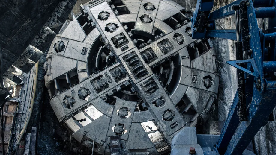 Tunneling machine for SF Central Subway Project
