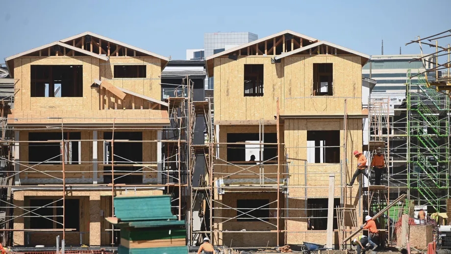 Construction of a multifamily home.