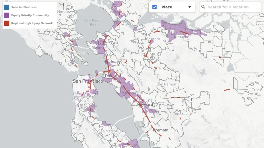 Screen capture of the BayVIZ data tool.